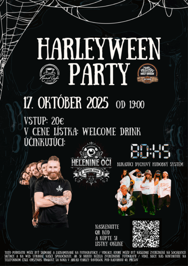 HARLEYWEEN PARTY 2025 so sedením